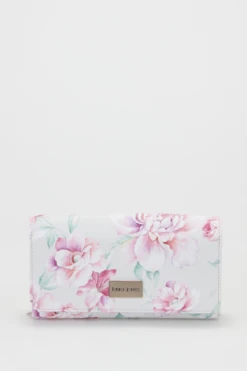 Peony Floral Large Wallet