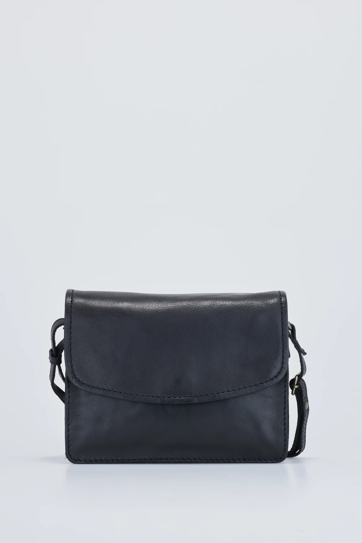 Gwen Leather Stitch Flapover Bag