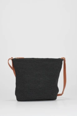 Rayon Crochet Crossbody Bag