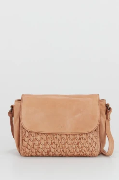 Zurra Leather Flapover Bag