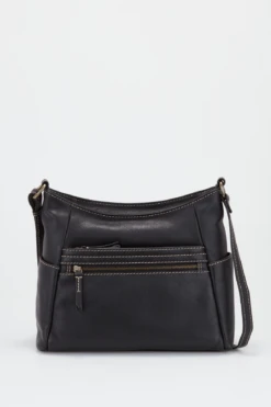 Ana Leather Large Crossbody Bag