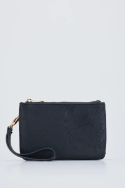 Double Zip Wristlet Wallet