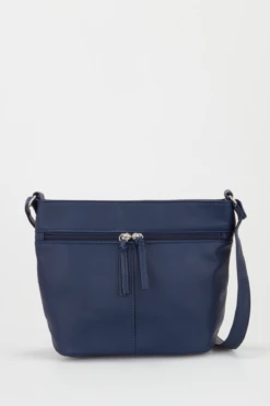Twin Zip Crossbody Bag